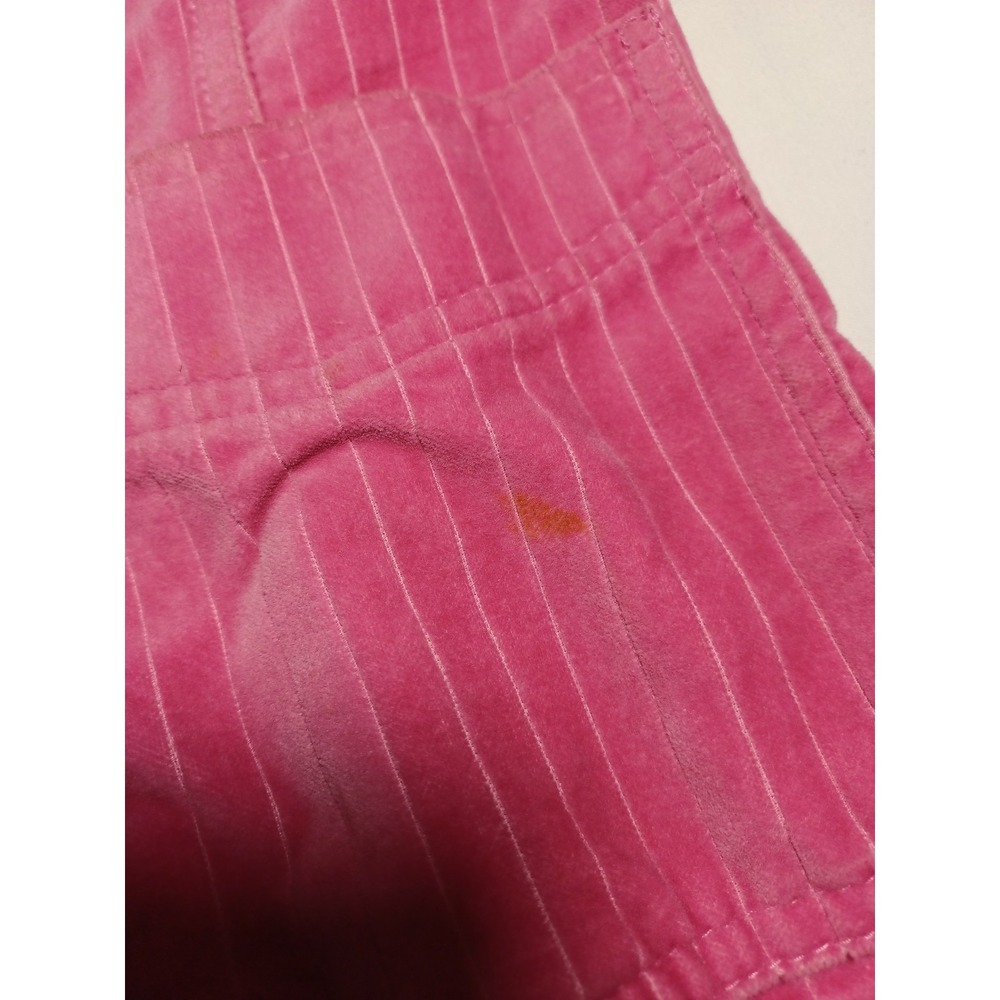 Ann Taylor Loft Blazer Womens 12 Pinstripe Corduroy Jacket Single Button Stained - Picture 4 of 6
